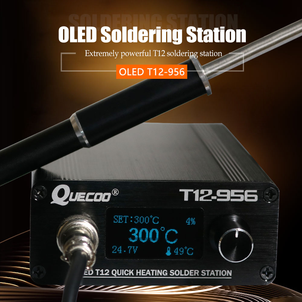 QUECOO T12-956 Soldering Digit - Soldering Station T12 Oled recension och pris